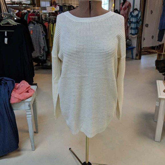 Waffle Weave Sweater from Zenana Plus Sizes - Picture 4 of 4